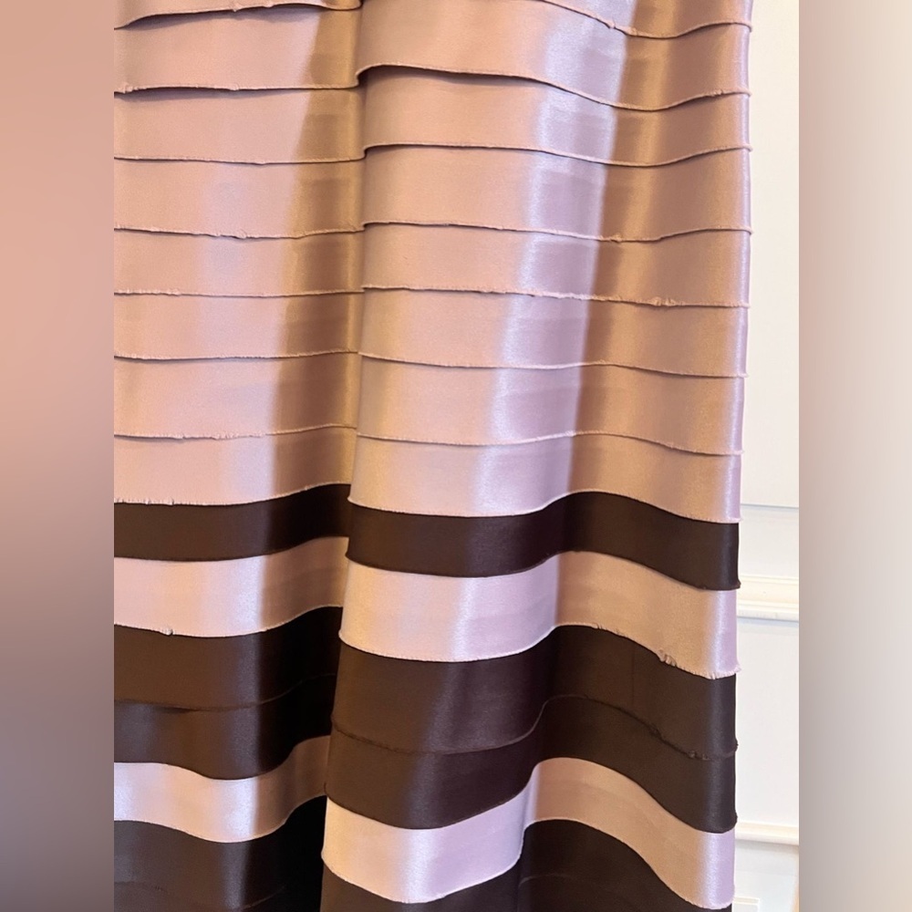 Adrianna Papell Purple Pleated Embellished Cocktail Mini Dress - Picture 2 of 6